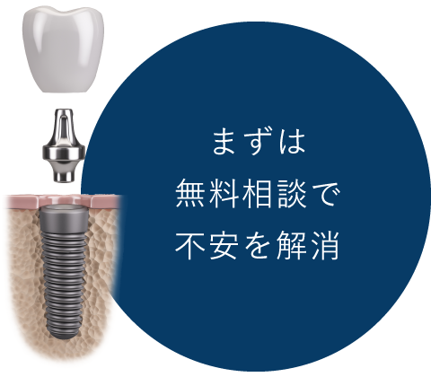 まずは無料相談で不安を解消