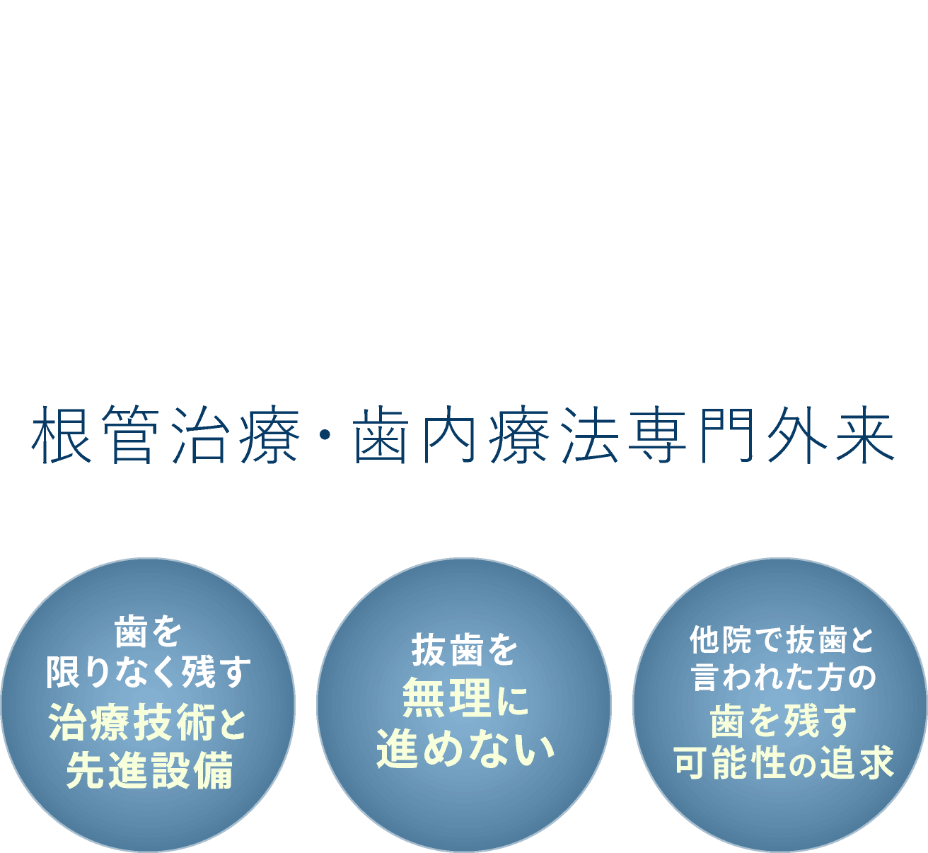 名古屋・栄で歯を限りなく残すことを追求した根管治療専門外来